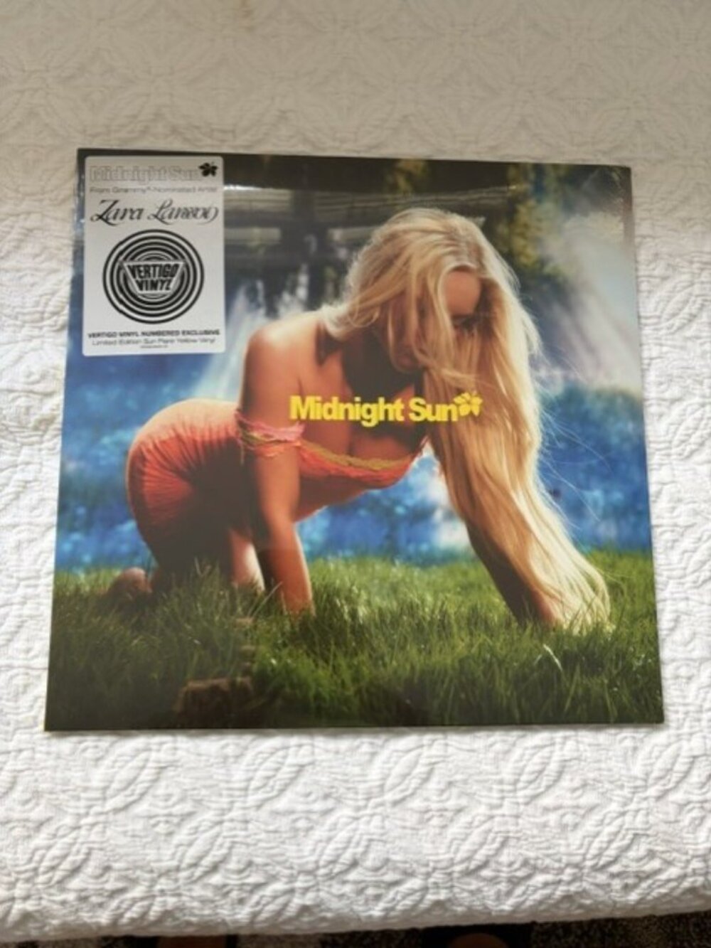 Zara Larsson Midnight Sun Yellow Marble VV Vertigo Exclusive Vinyl LP #0408/3000